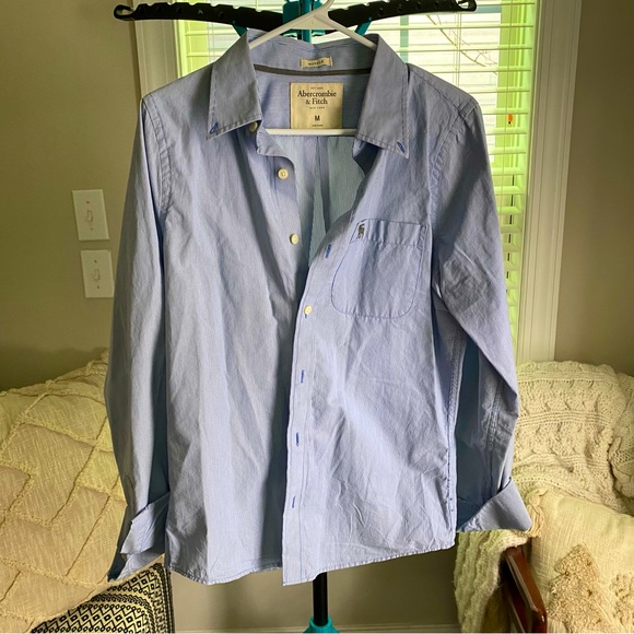Abercrombie & Fitch Other - Abercrombie & Fitch Muscle striped button down size medium